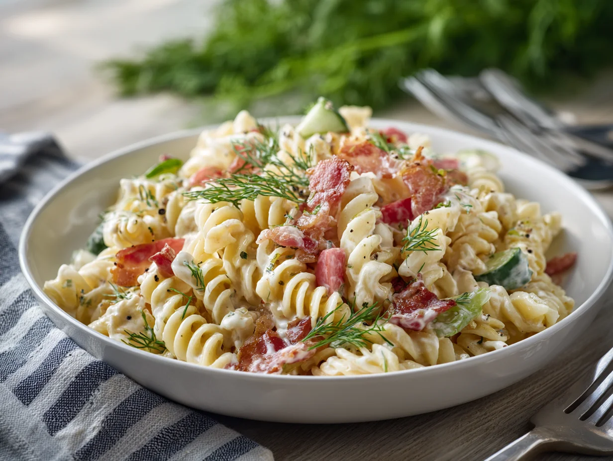 Bacon Dill Pasta Salad