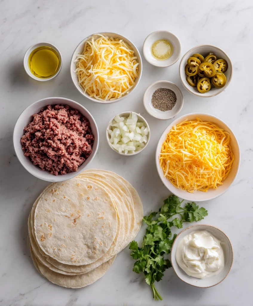 Beef and Cheese Burrito Bake