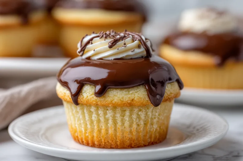 Decadent Boston Cream Pie Cupcakes Recipe