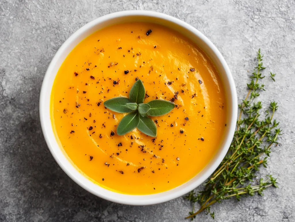 Butternut Squash and Sweet Potato Soup