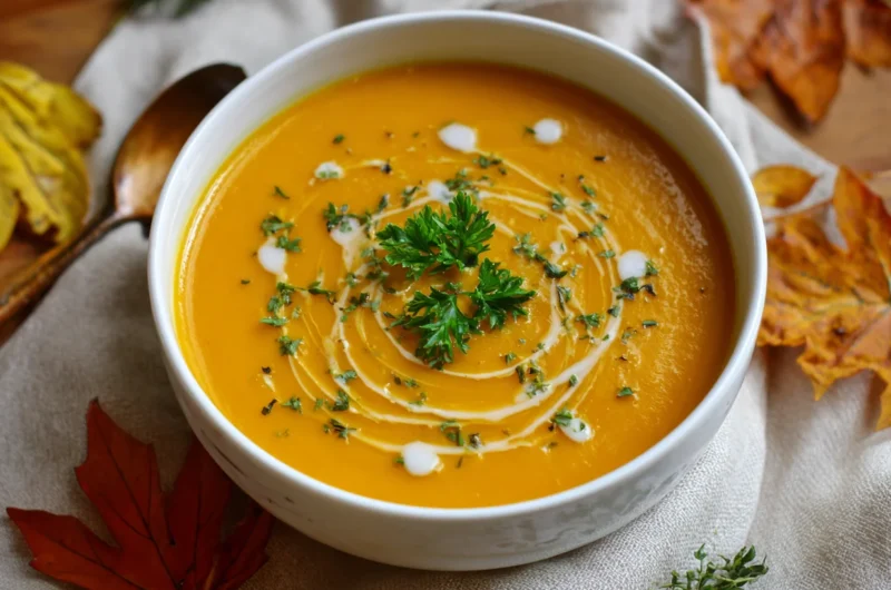 Butternut Squash and Sweet Potato Soup Recipe