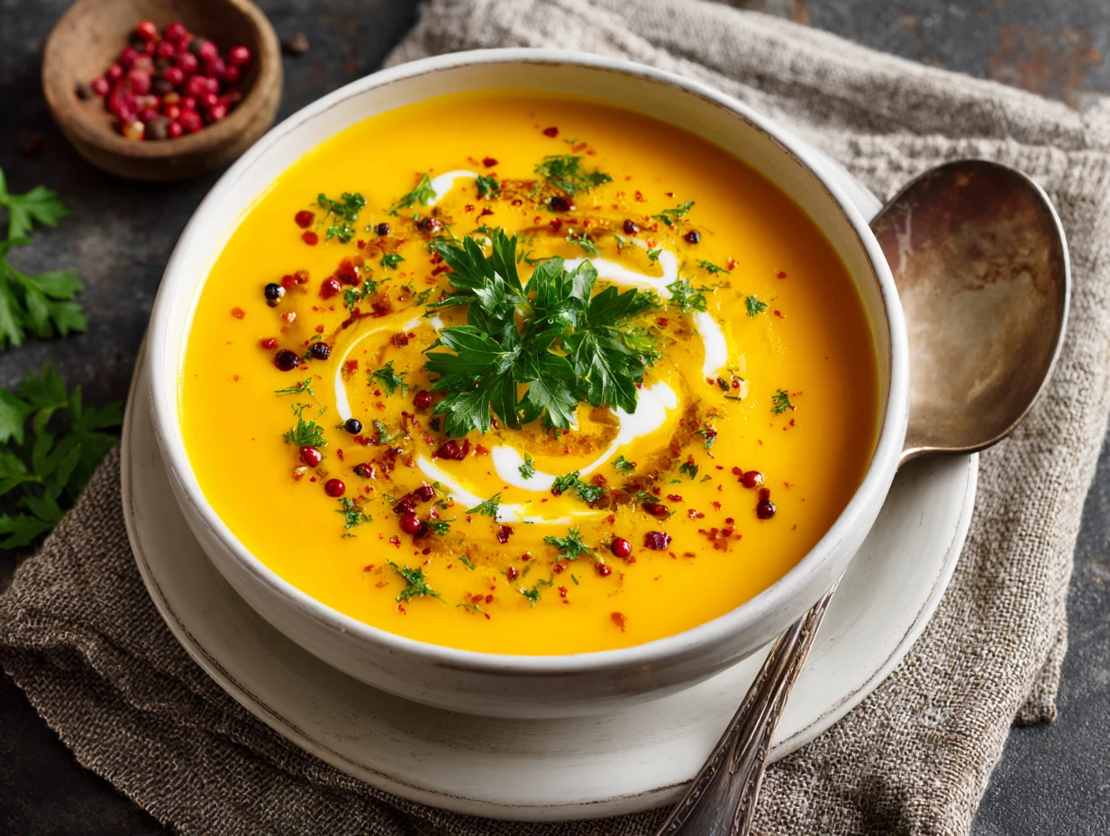 Butternut Squash and Sweet Potato Soup