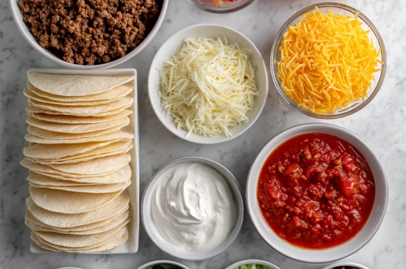 Cheesy Beef Taco Casserole Recipe