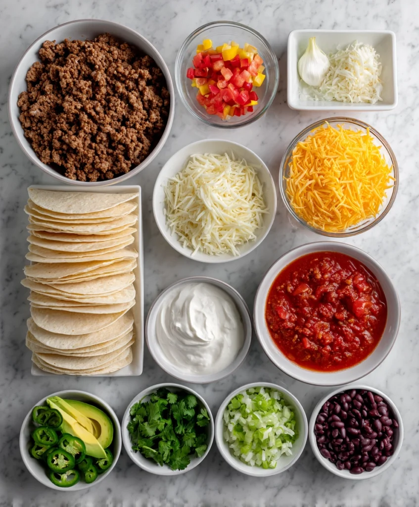 Cheesy Beef Taco Casserole