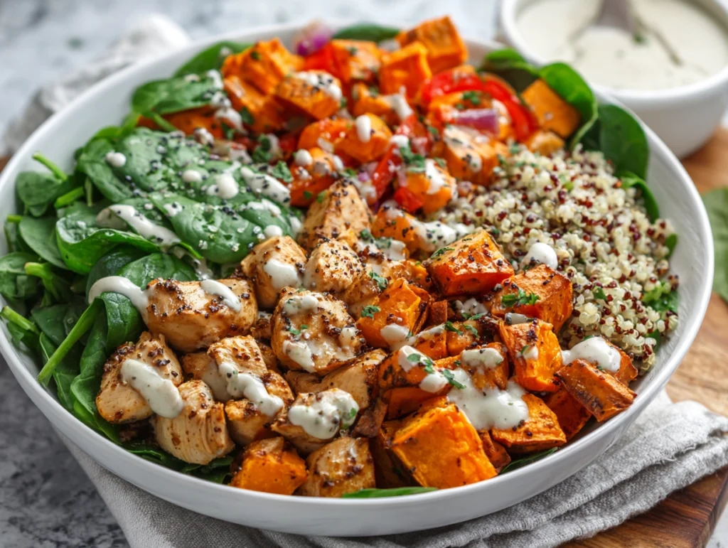 Chicken and Sweet Potato Bowls