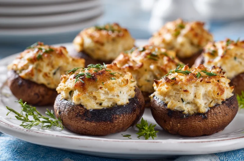 Delightful Crab Stuffed Mushrooms Recipe