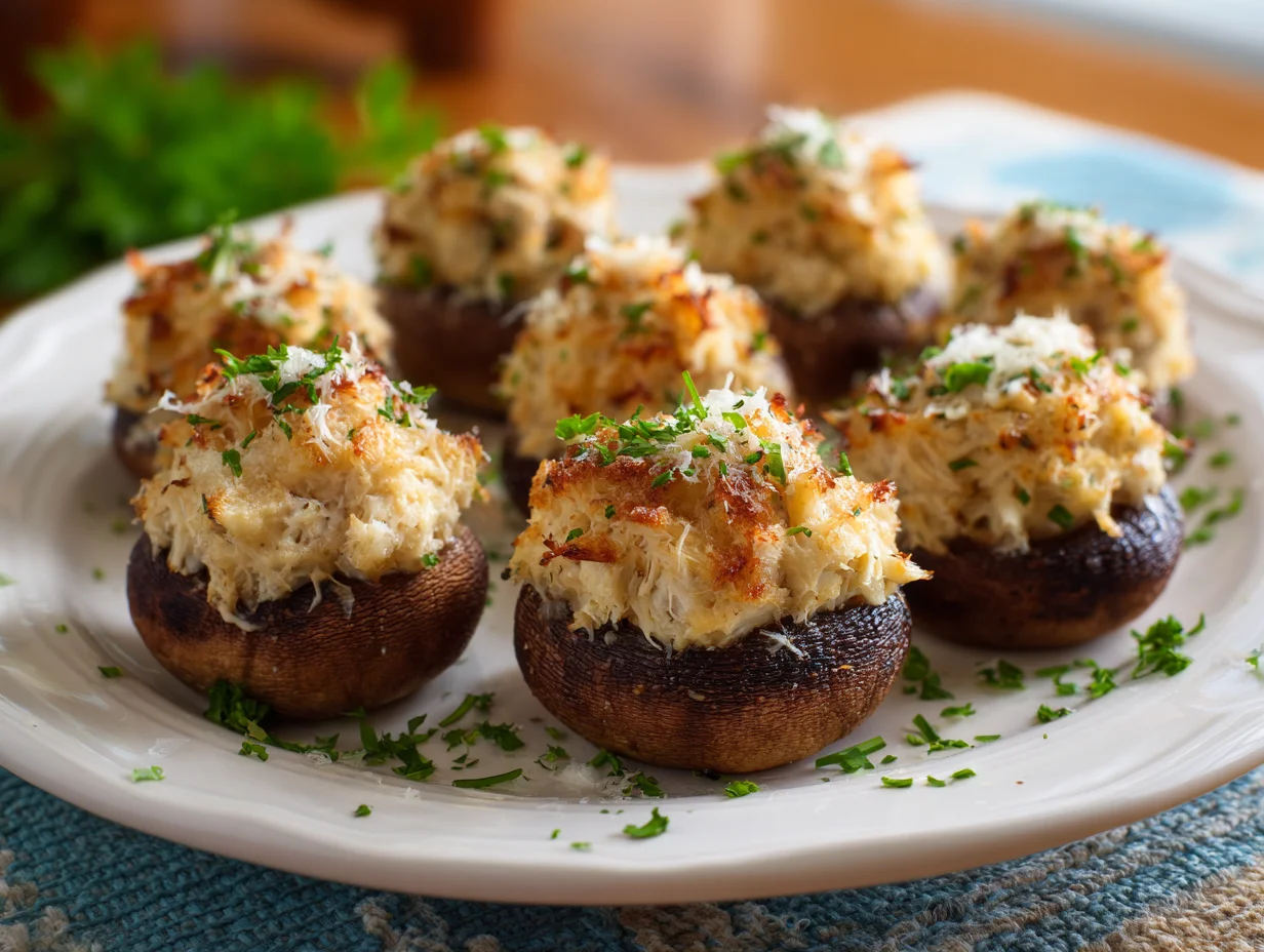 Crab Stuffed Mushrooms