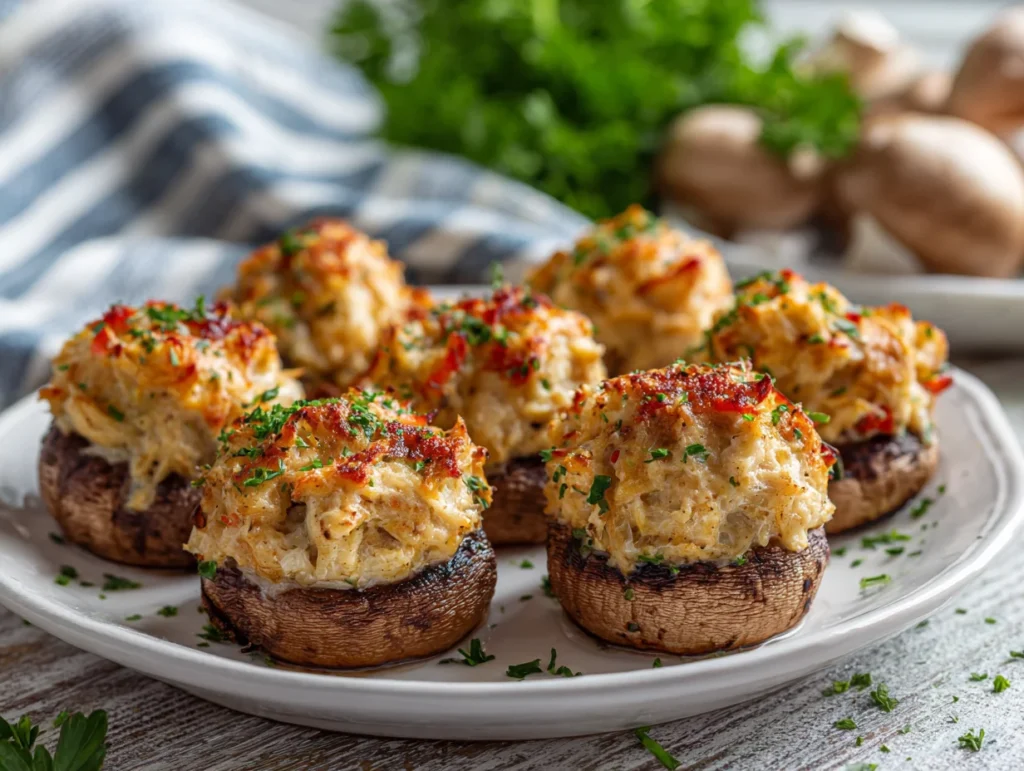 Crab Stuffed Mushrooms