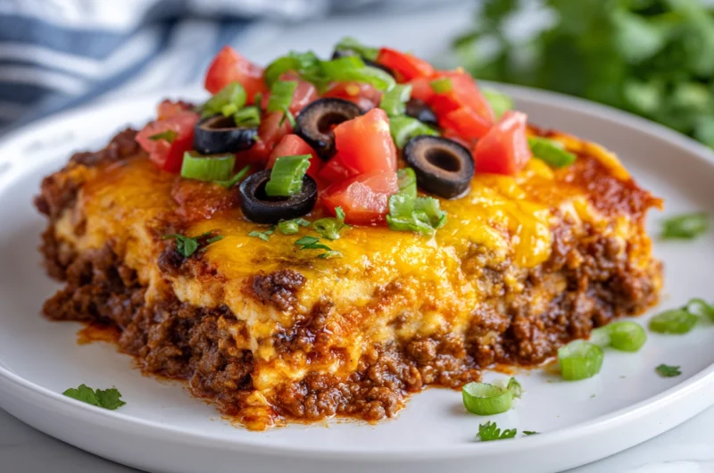 Hearty Ground Beef Enchilada Bake Recipe