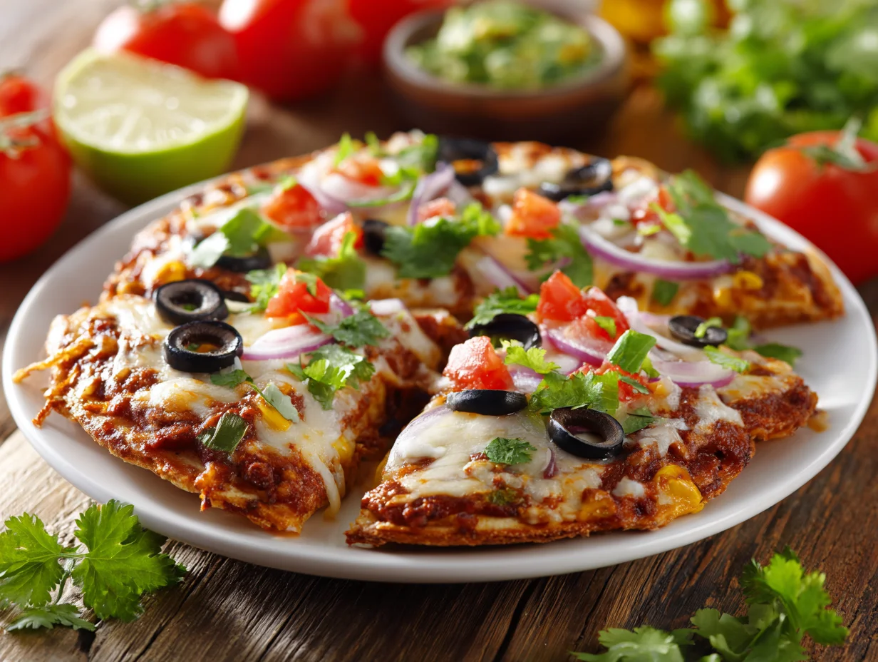 Homemade Mexican Pizza