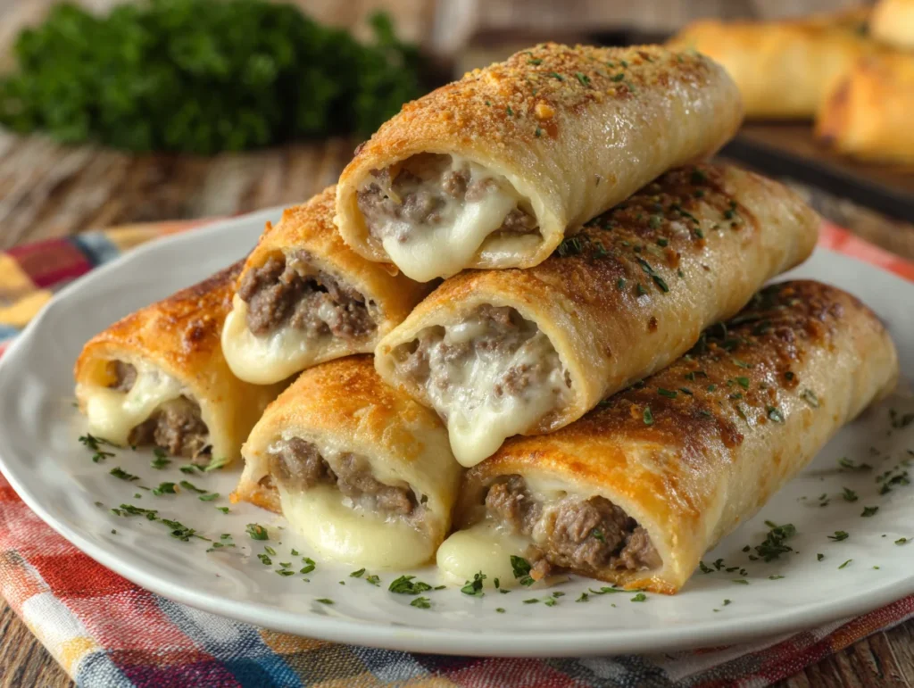 Philly Cheesesteak Stuffed Breadsticks