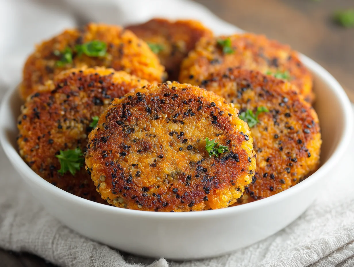Quinoa Sweet Potato Patties