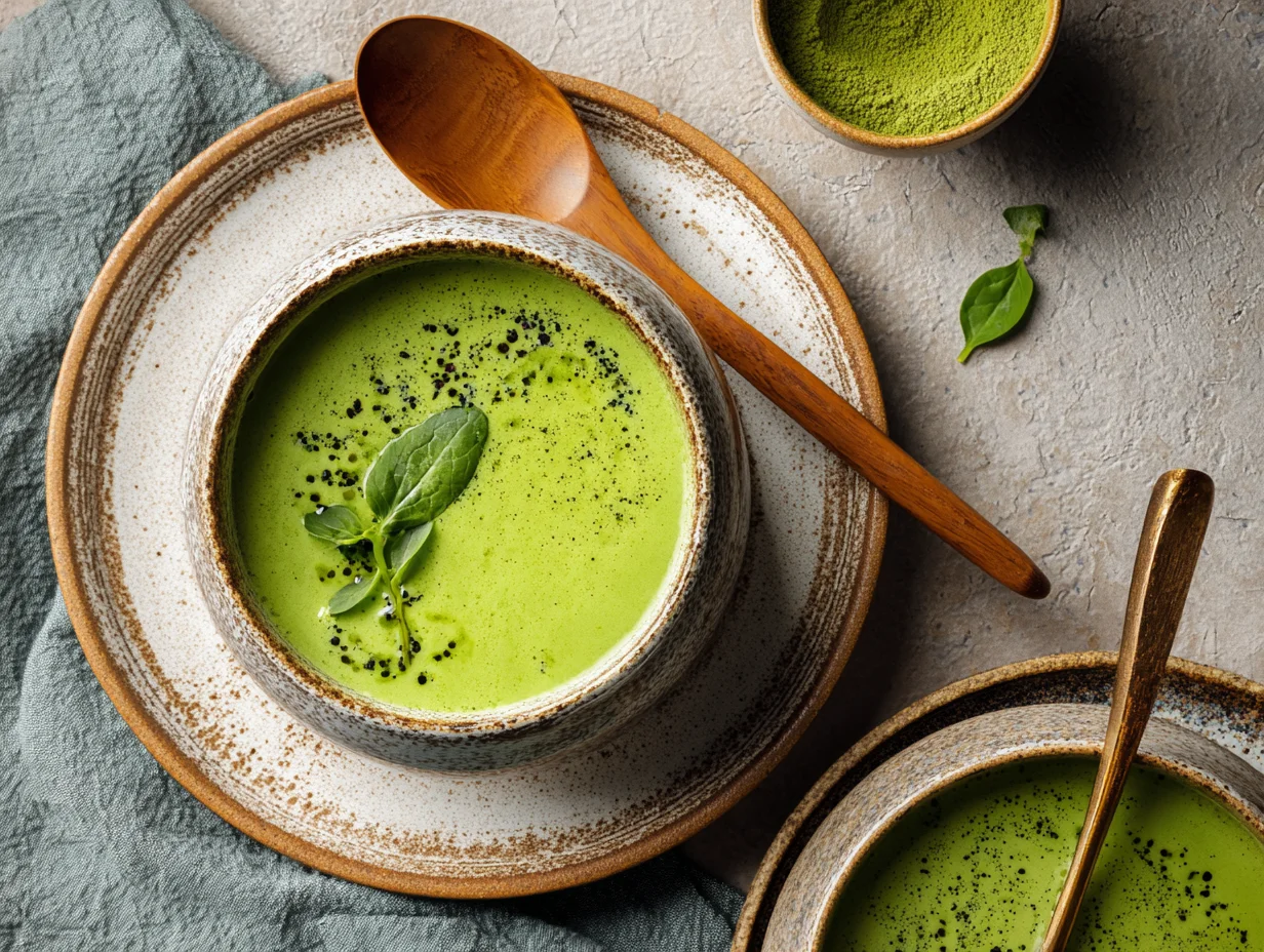 Spinach Coconut Zucchini Soup