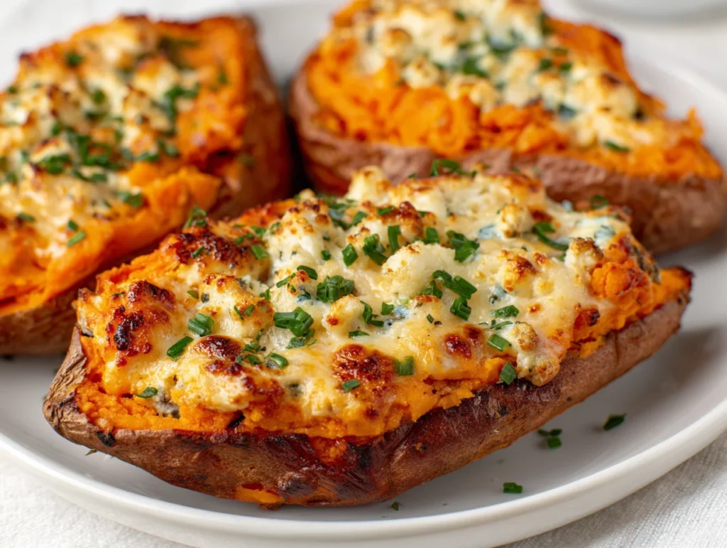 Twice Baked Sweet Potatoes