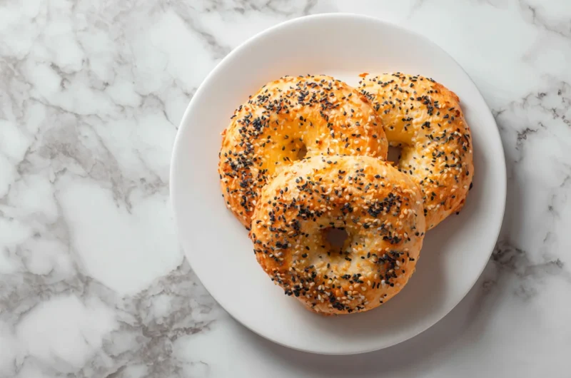 Easy Air Fryer Protein Bagels Recipe