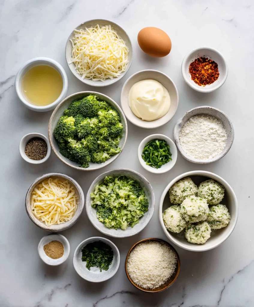 Baked Broccoli Cheese Balls