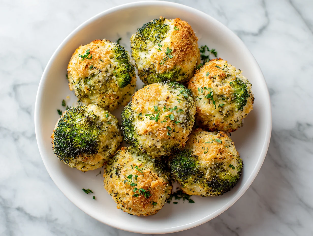 Baked Broccoli Cheese Balls