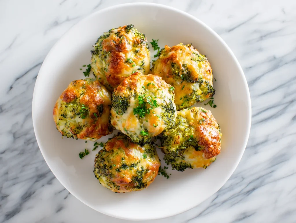 Baked Broccoli Cheese Balls