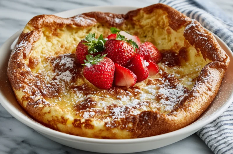 Fluffy Baked German Pancake Recipe