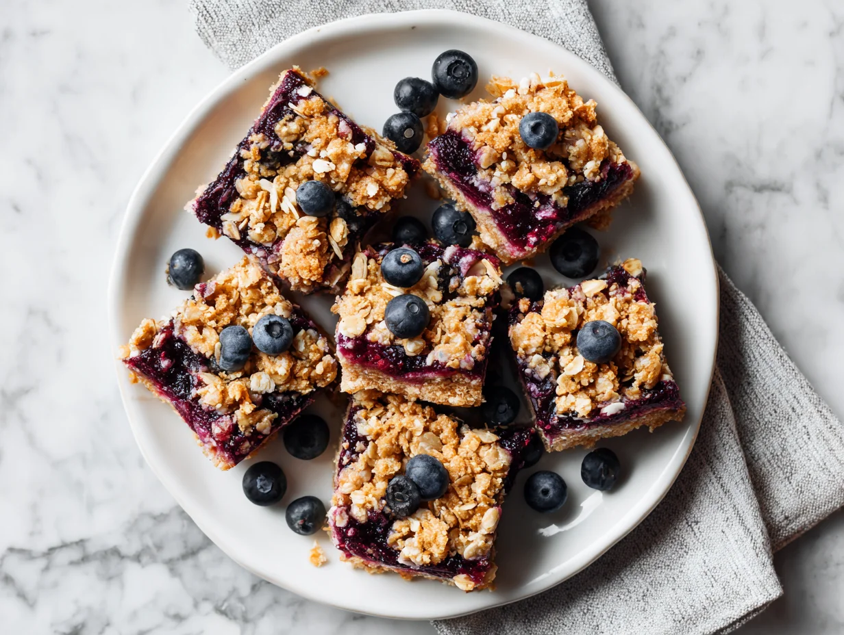 Blueberry Oatmeal Bars