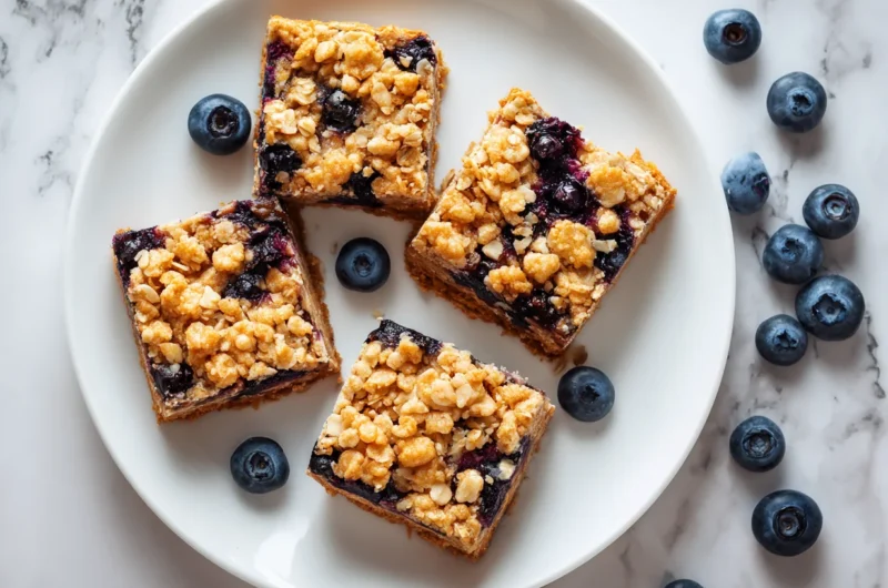 Wholesome Blueberry Oatmeal Bars Recipe