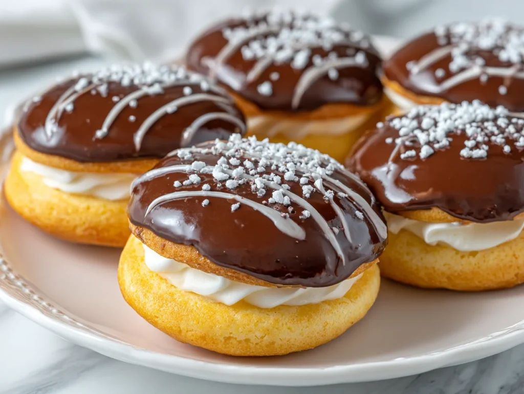 Boston Cream Pie Cookies