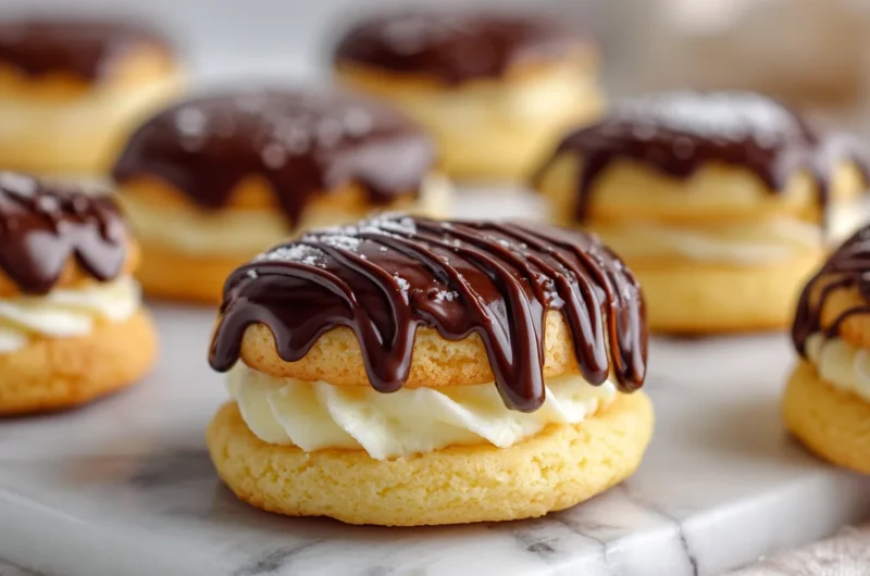 Soft Boston Cream Pie Cookies Recipe