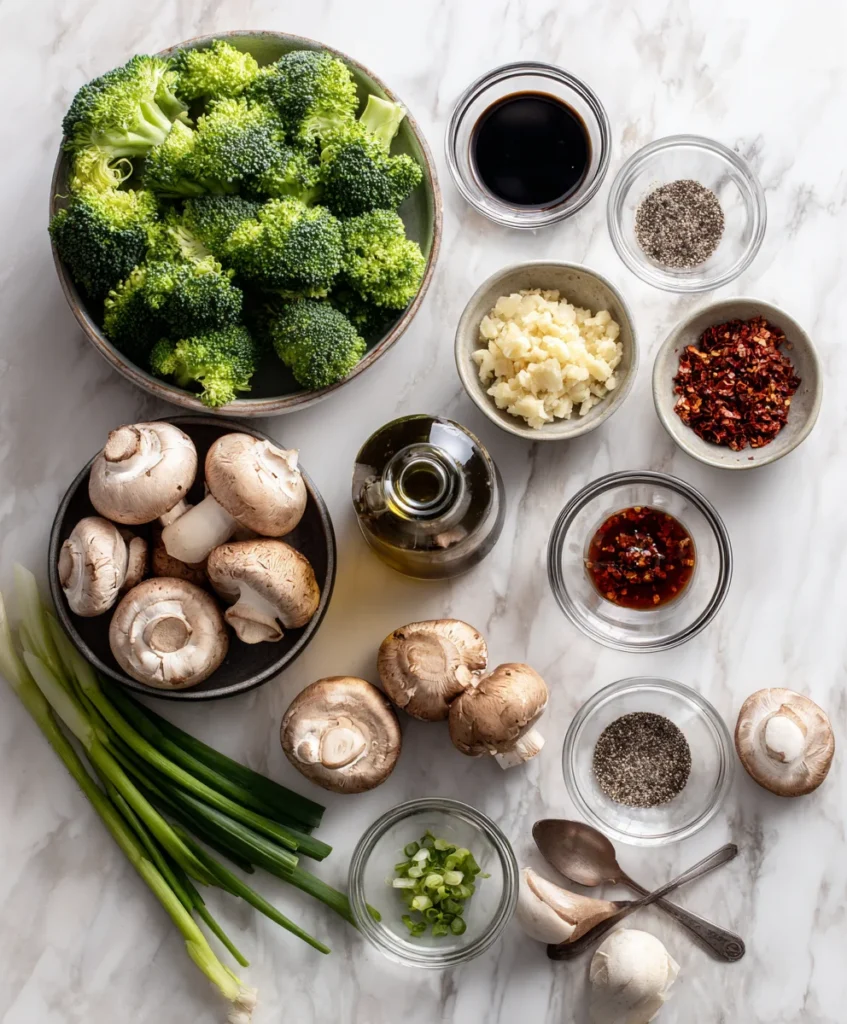 Broccoli Mushroom Stir Fry