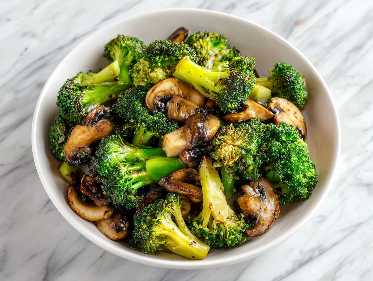 Broccoli Mushroom Stir Fry