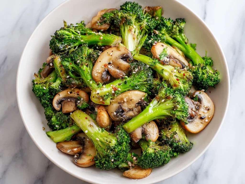 Broccoli Mushroom Stir Fry