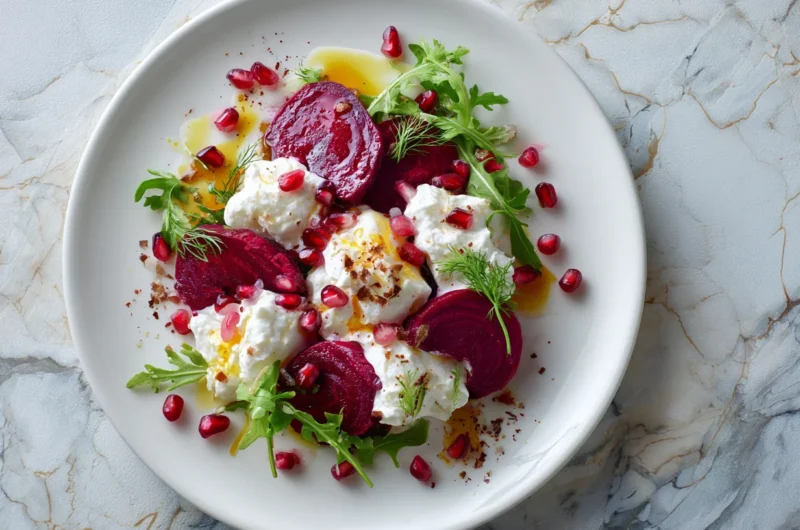 Burrata Beet Salad with Pomegranate Recipe