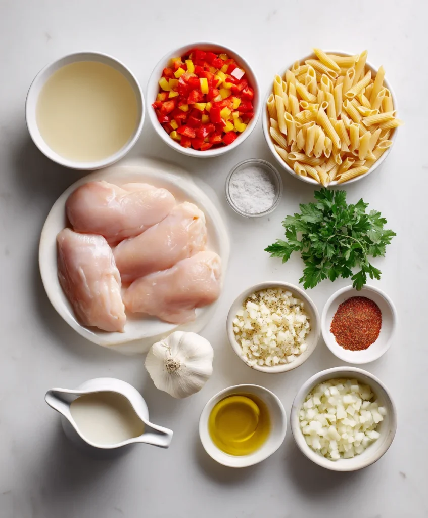 Cajun Chicken Pasta Soup