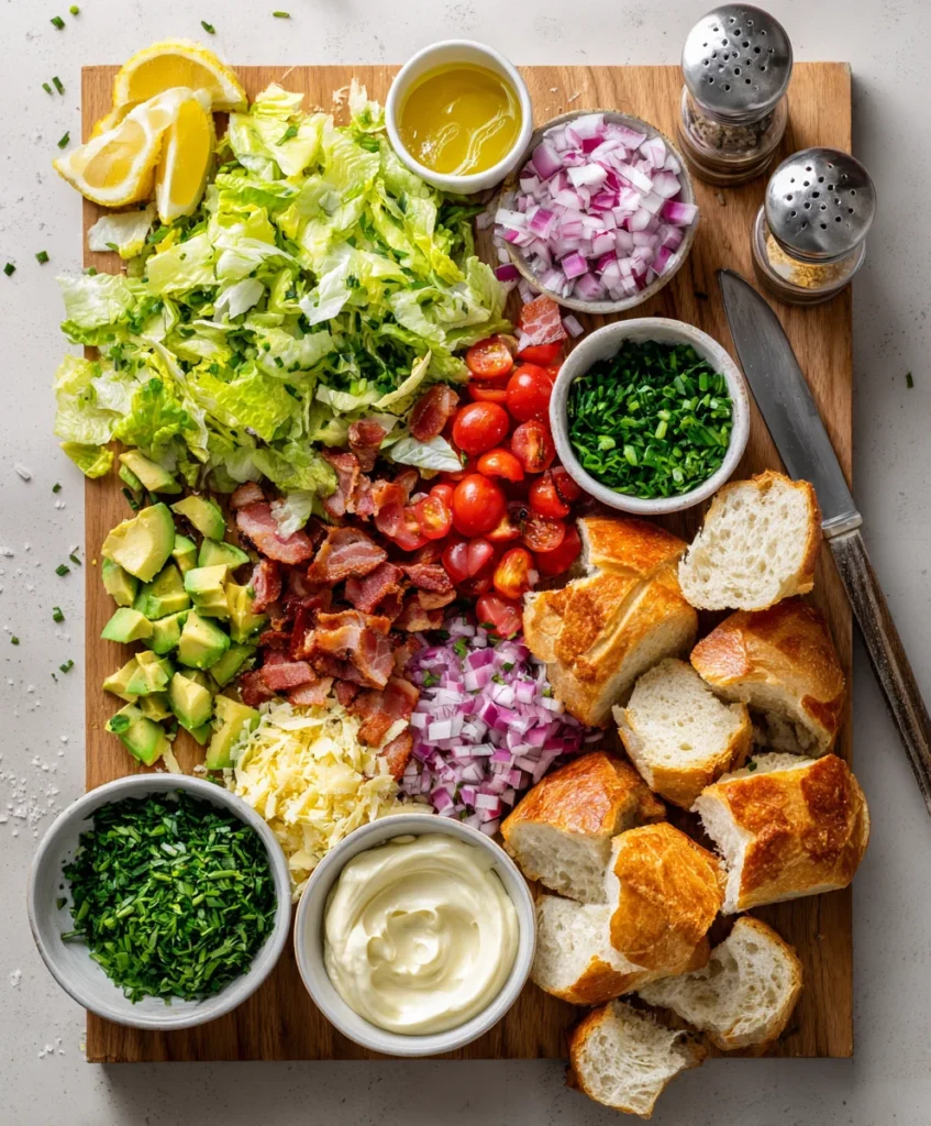 California BLT Chopped Bagel