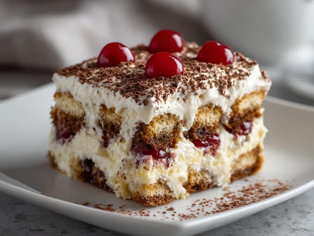 Cherry Amaretto Tiramisu