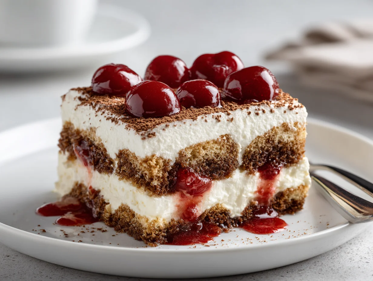 Cherry Amaretto Tiramisu