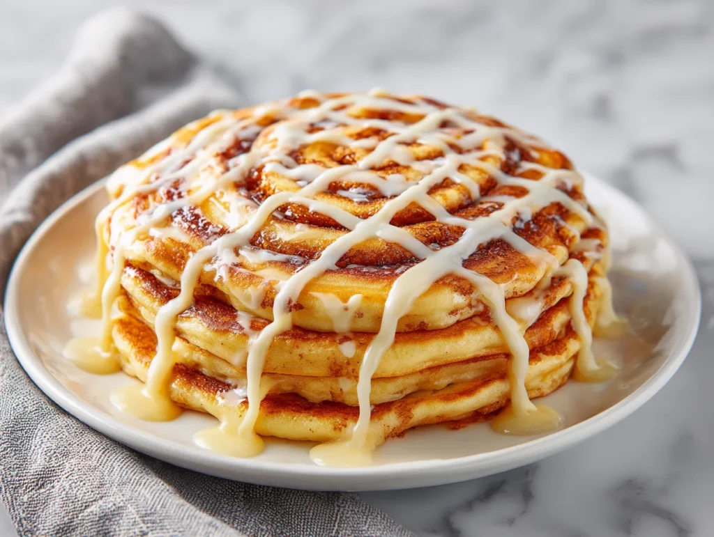 Cinnamon Roll Pancakes