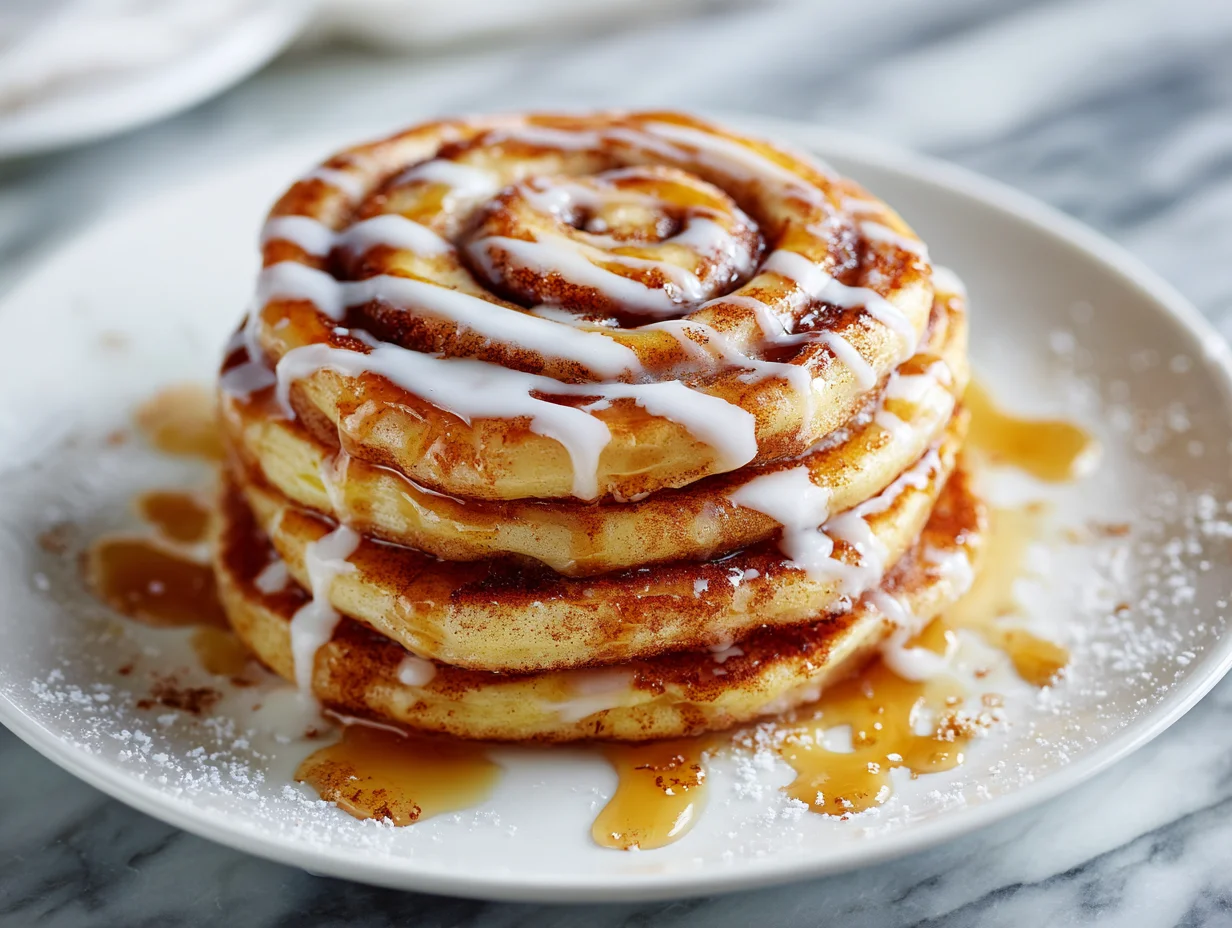 Cinnamon Roll Pancakes