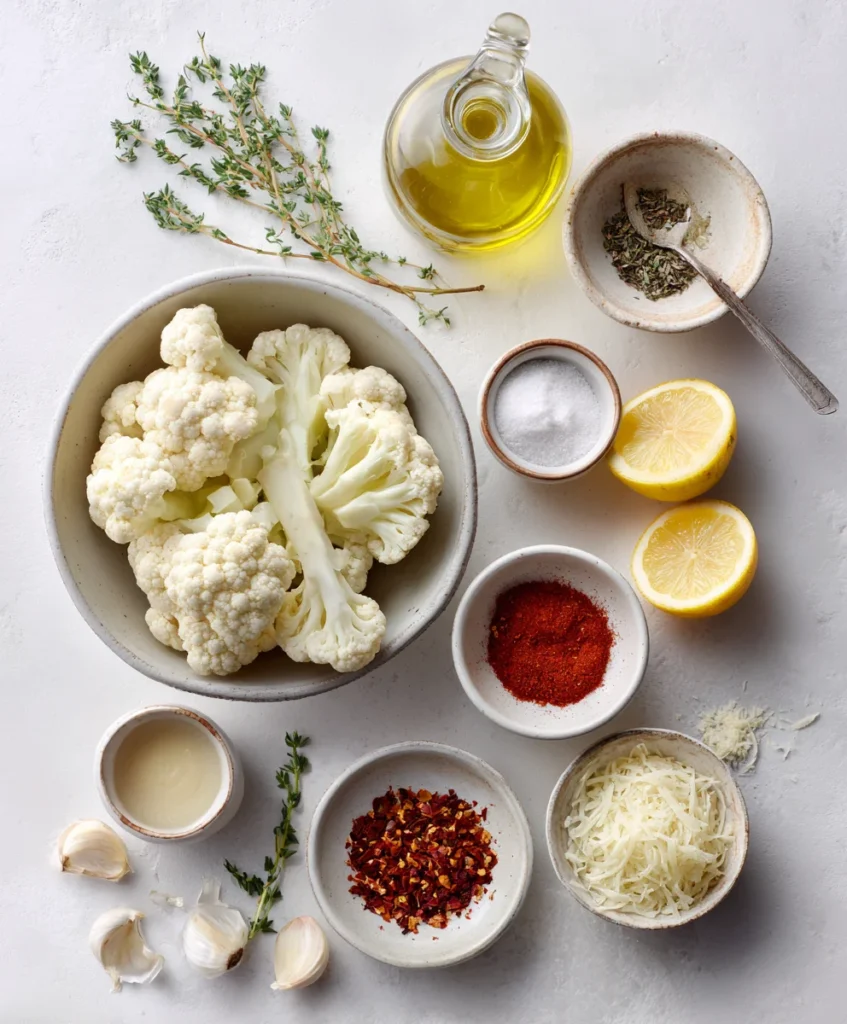 Crispy Roasted Cauliflower