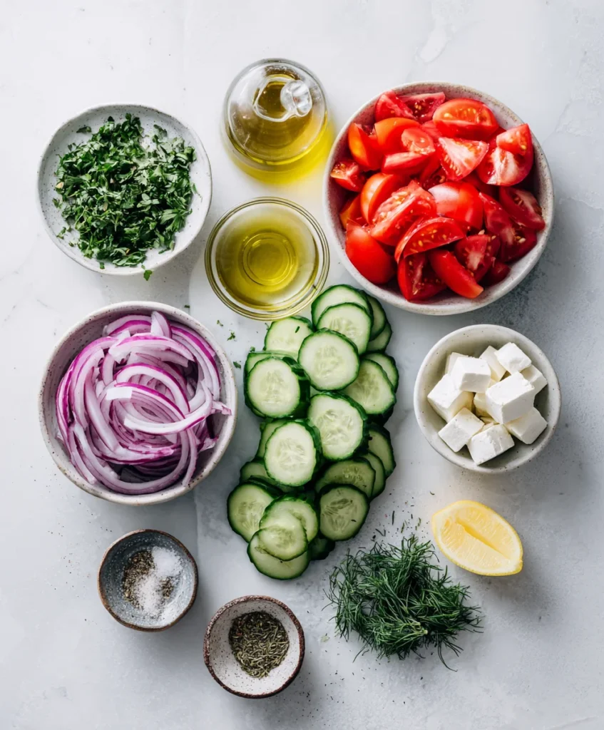 Cucumber Tomato Salad