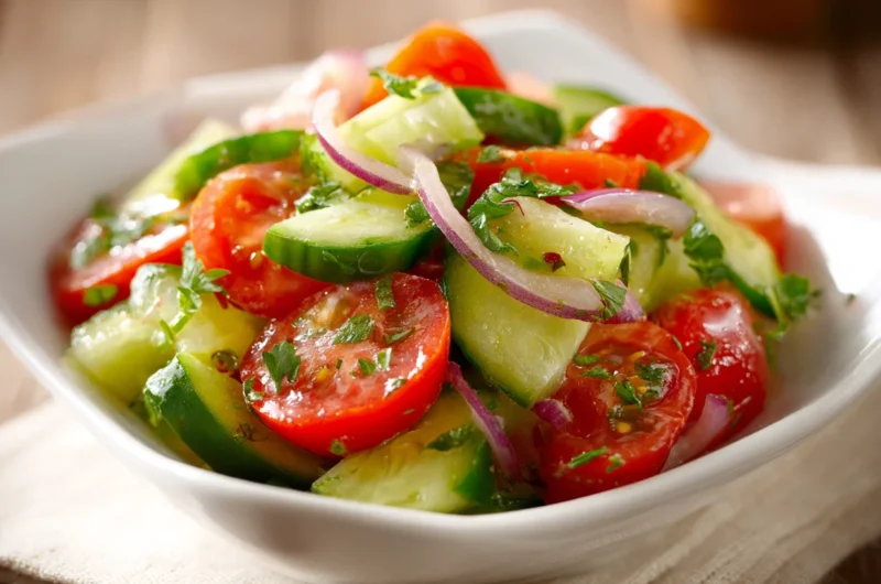 Refreshing Cucumber Tomato Salad Recipe