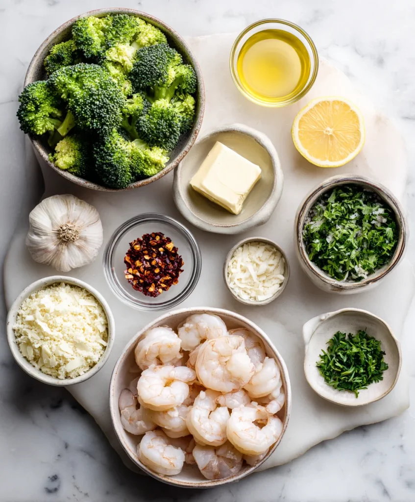 Garlic Butter Shrimp and Broccoli