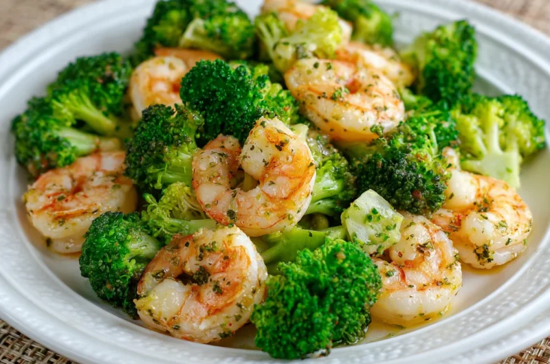 Garlic Butter Shrimp and Broccoli Recipe