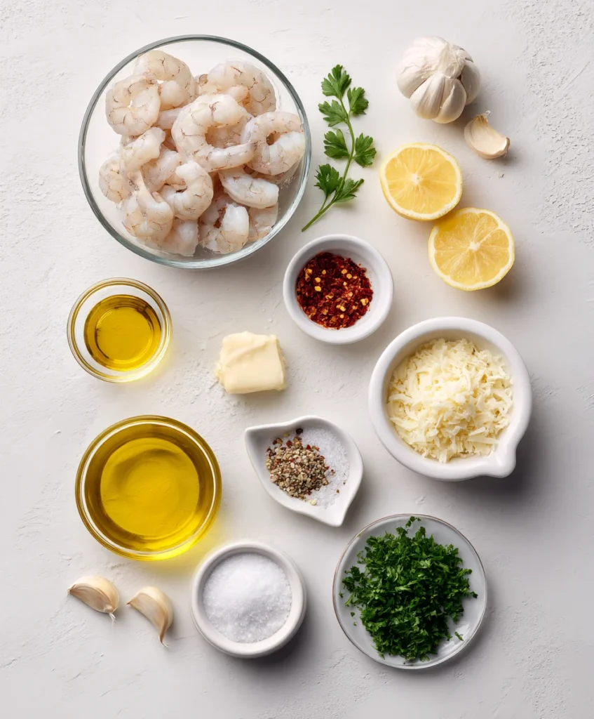 Garlic Parmesan Baked Shrimp
