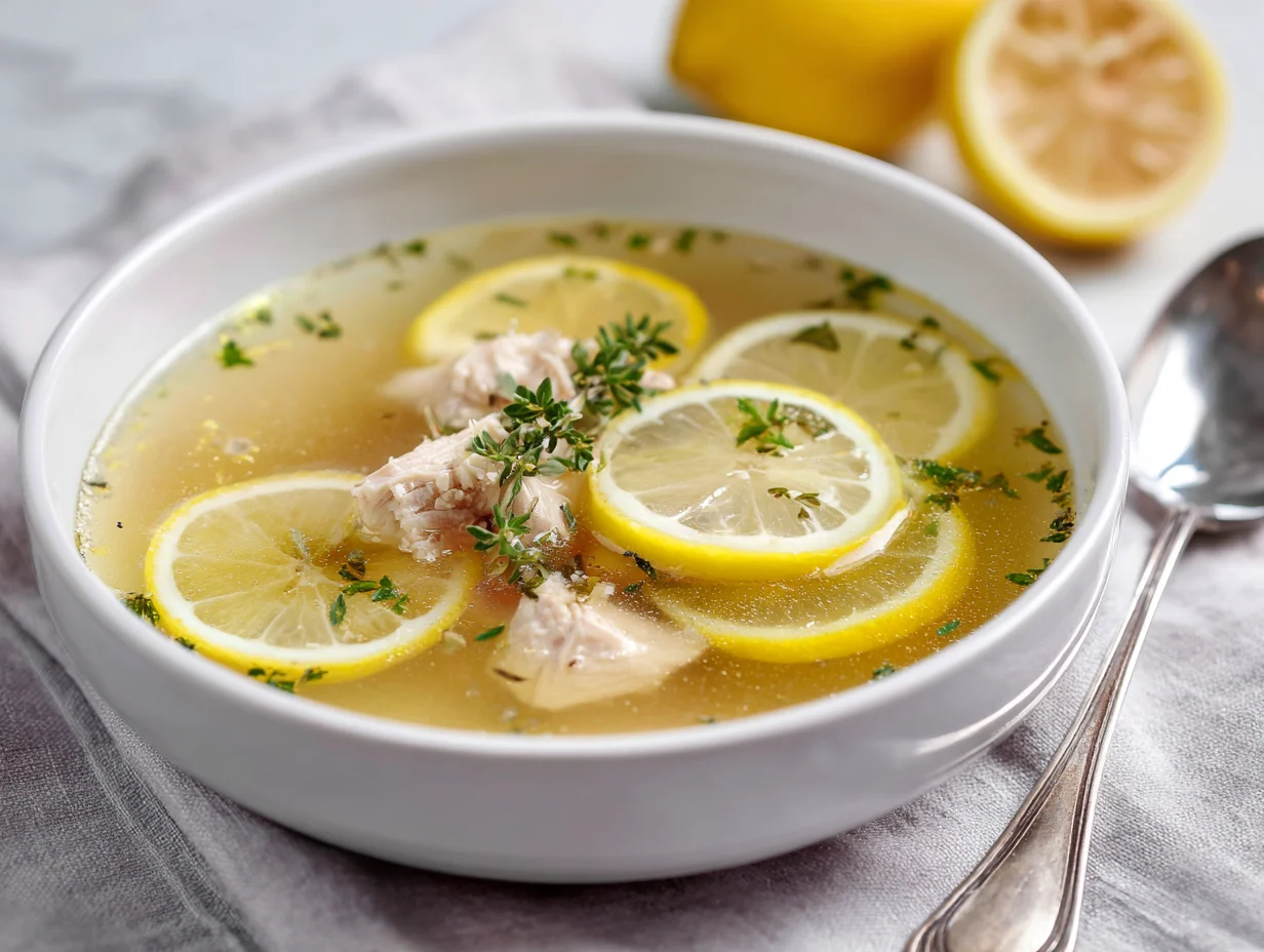 Greek Lemon Chicken Soup