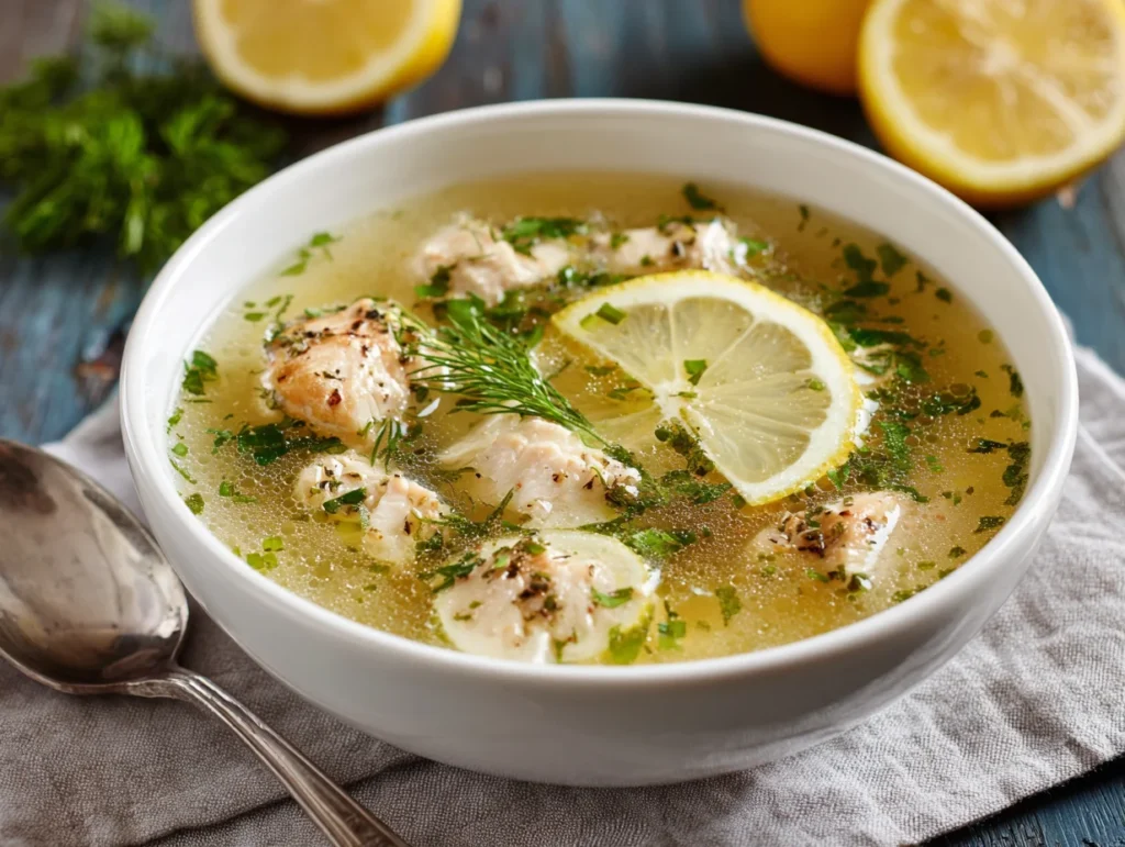 Greek Lemon Chicken Soup