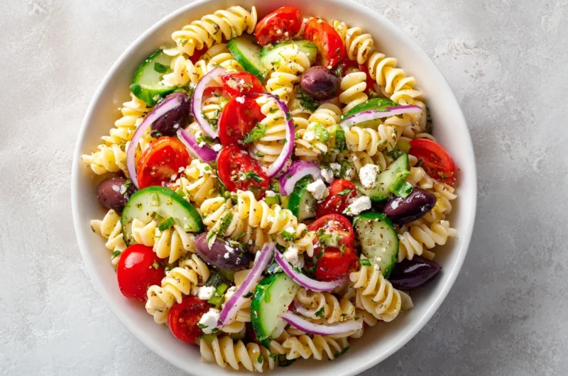 Herbed Greek Pasta Salad Recipe
