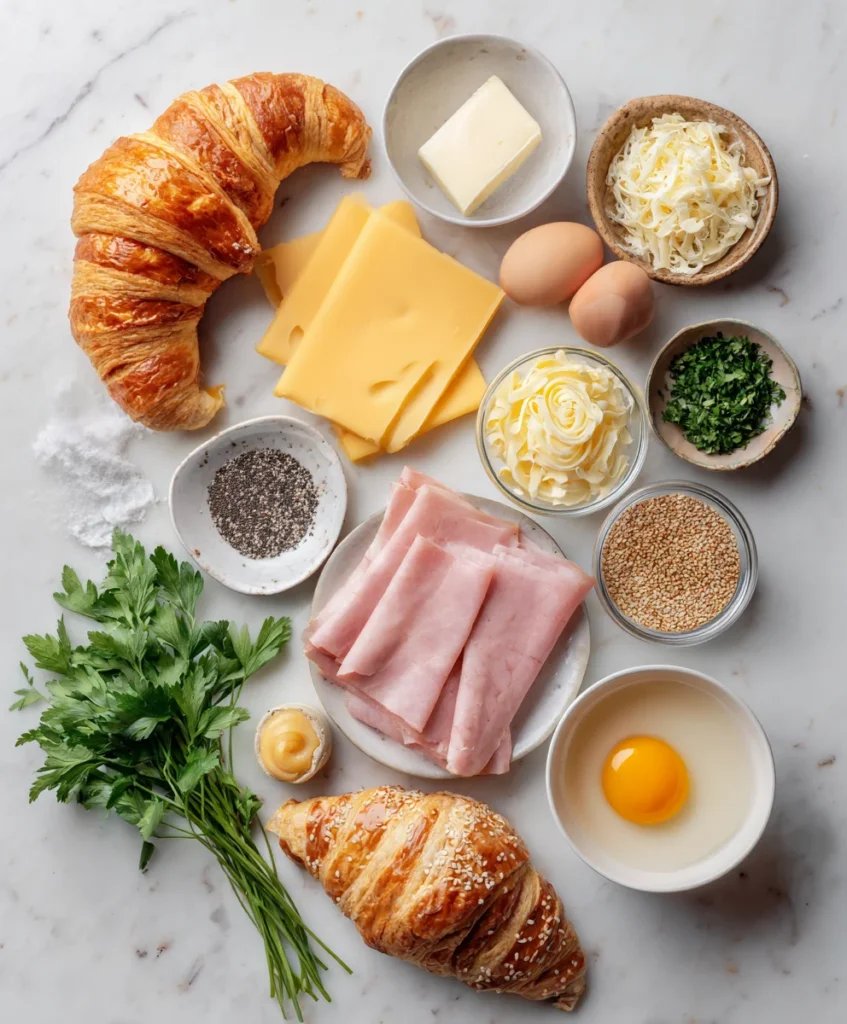 Ham and Cheese Croissants