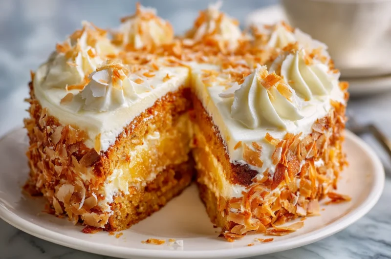 Moist Hawaiian Carrot Pineapple Cake Recipe