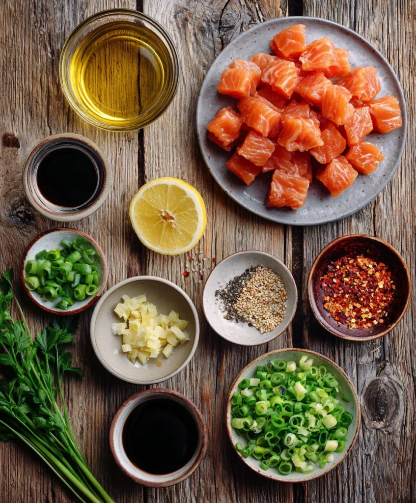 Honey Garlic Salmon Bites