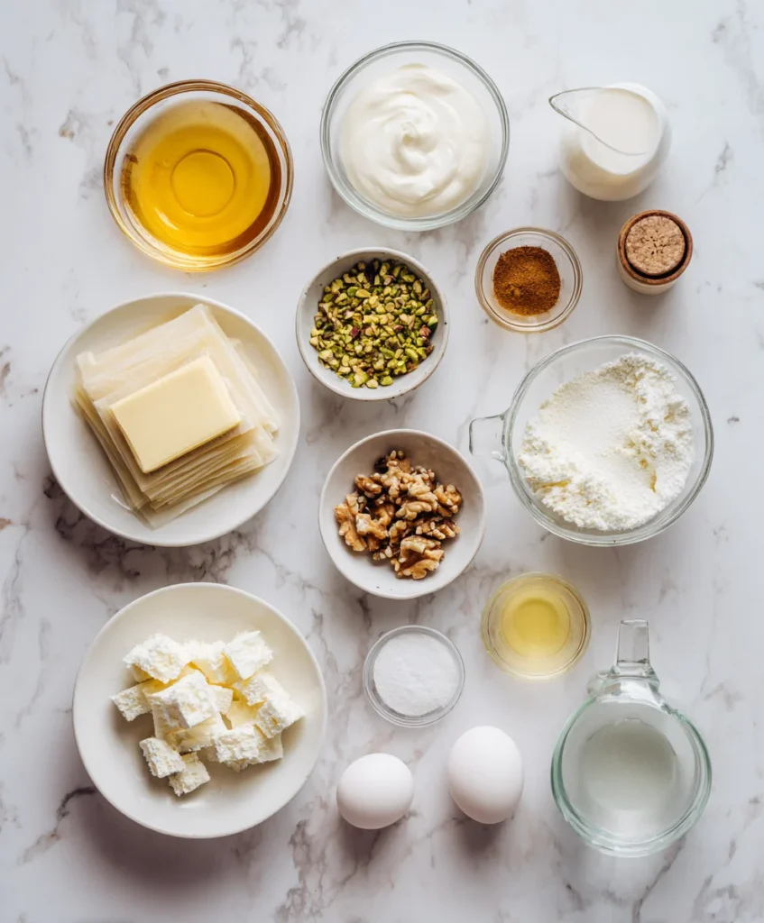 Honey Pistachio Baklava Cheesecake